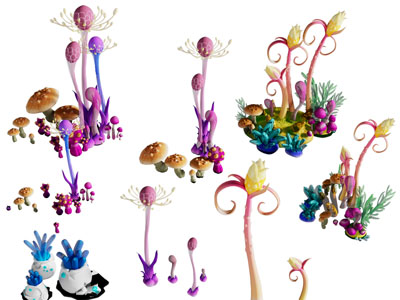 现代卡通游戏影视角色场景摆件