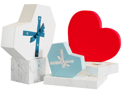 现代礼物盒美陈摆件