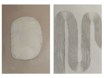 侘寂风装饰挂画3d模型 侘寂风装饰挂画