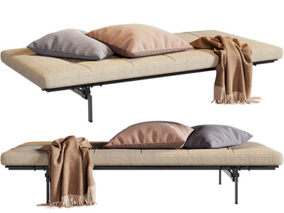 现代长方形沙发凳子