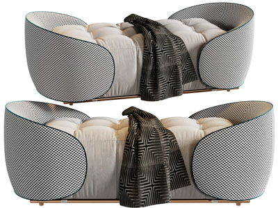 现代轻奢沙发凳子