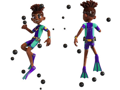 现代卡通游戏影视角色