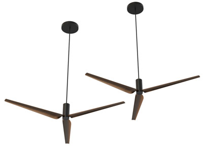 现代三叶电风扇、吊扇