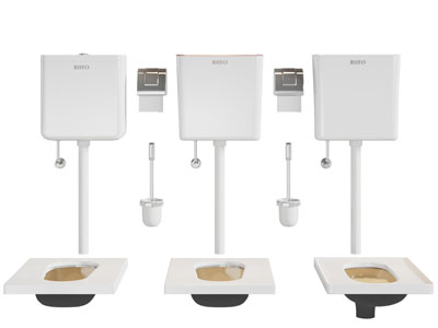 现代陶瓷冲水马桶