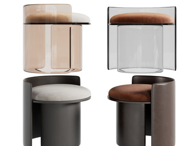 现代圆形沙发凳子