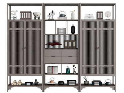 新中式实木装饰柜