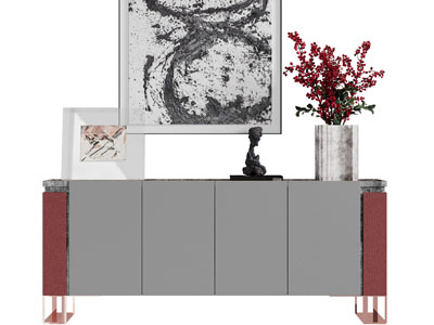 新中式玄关柜、边柜