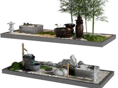 新中式景观园艺小品