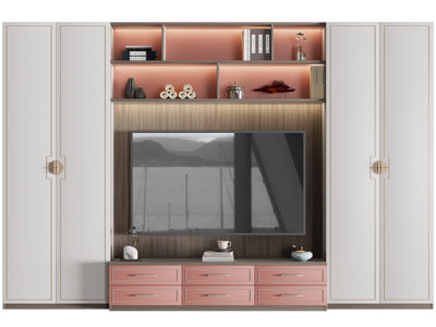 新中式电视背景墙