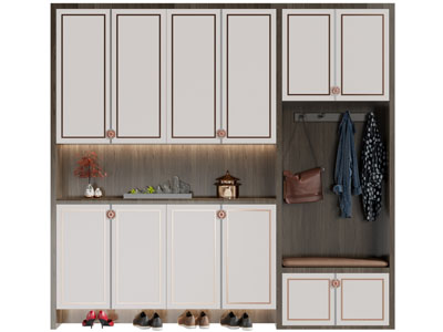 新中式玄关鞋柜