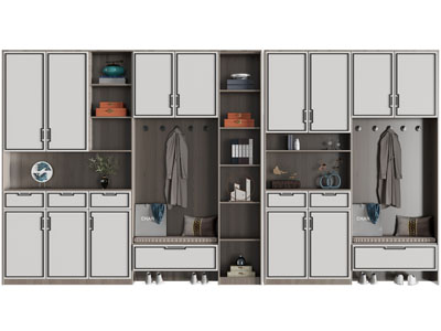 新中式玄关鞋柜