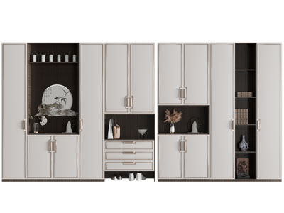 新中式玄关鞋柜