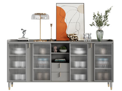 现代轻奢餐边柜