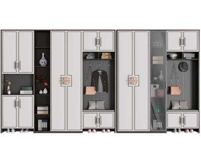 新中式玄关鞋柜