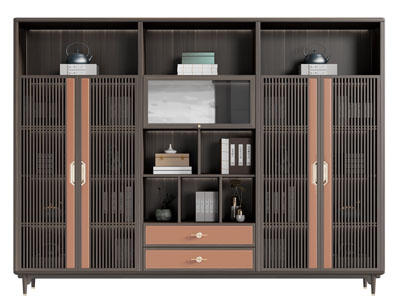 新中式装饰柜、书柜