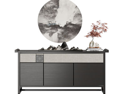 新中式玄关柜、边柜