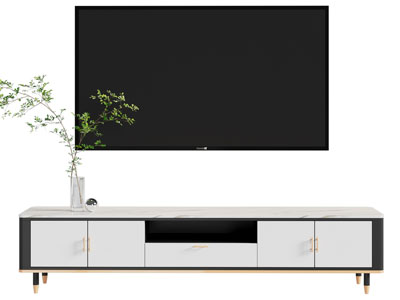 现代电视柜、电视机