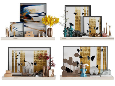 现代装饰品摆件组合