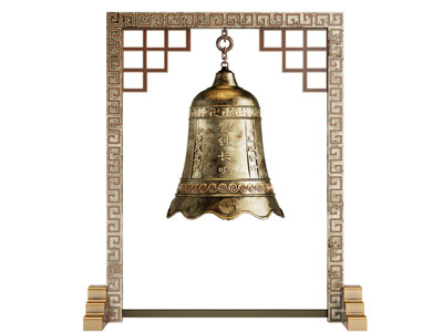 新中式铜制古钟 警钟