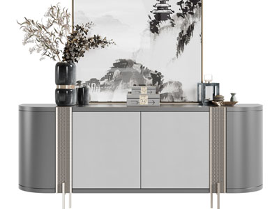 新中式玄关柜 边柜