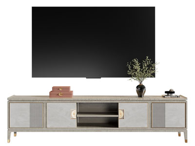 新中式电视柜、电视机