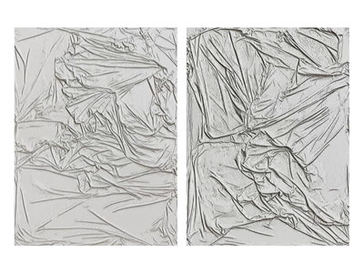 现代褶皱装饰挂画3d模型 现代褶皱装饰挂画
