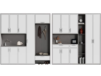 新中式玄关鞋柜