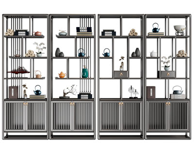 新中式装饰柜、博古架