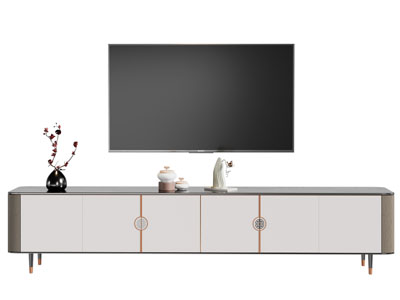 新中式电视柜 电视机 摆件组合