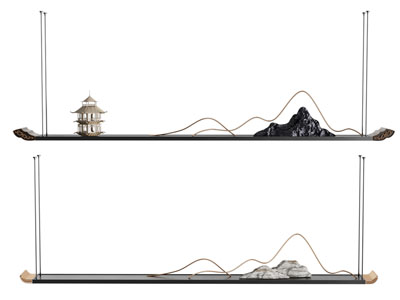 新中式山脉装饰吊灯