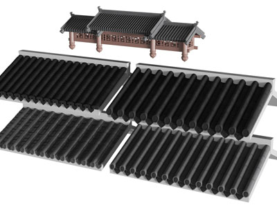 新中式屋檐 古建