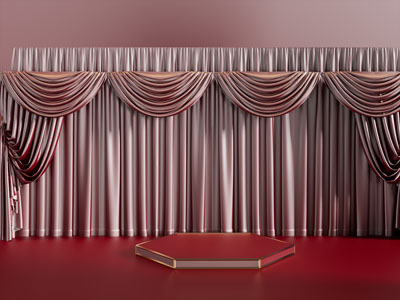 现代室内演绎舞台