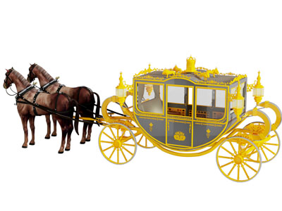 欧式马车 贵族马车