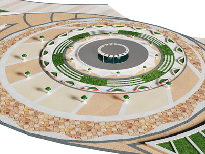 现代广场景观园艺小品