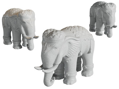 现代大象雕塑雕刻3d模型 现代大象雕塑雕刻