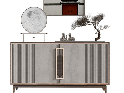 新中式玄关柜 边柜