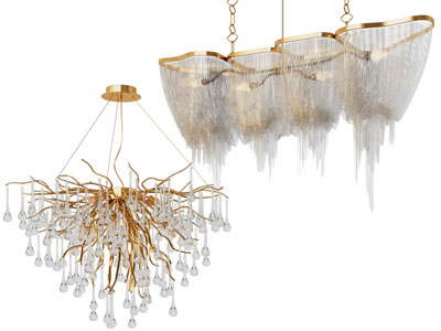 现代轻奢流苏 吊坠吊灯