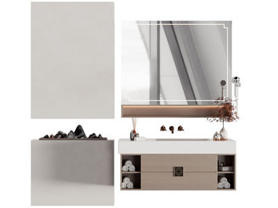 新中式洗手台 浴室柜