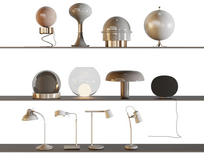 现代球灯罩台灯
