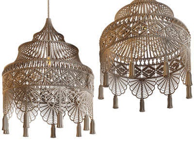 中东民族风编织灯罩吊灯