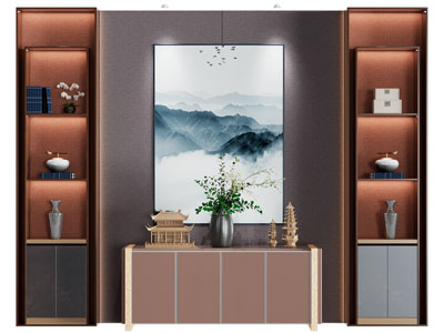 新中式玄关柜 装饰柜