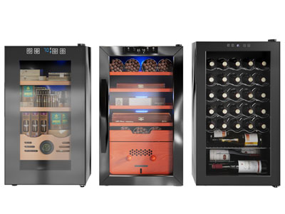 现代恒温酒柜 嵌入式酒柜