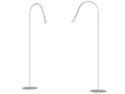 现代弯头落地灯