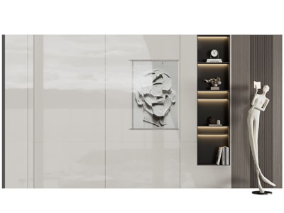 现代装饰柜 高柜 储物柜 书柜