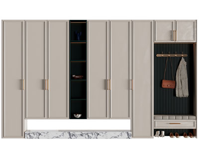 现代轻奢玄关鞋柜 装饰柜