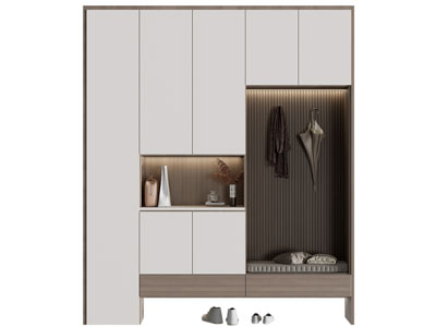 现代玄关鞋柜
