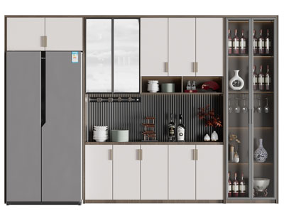 新中式冰箱酒柜