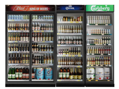 现代商用啤酒酒柜 保鲜柜 冷藏柜