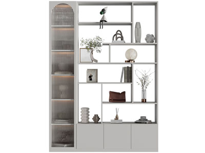 现代玄关装饰隔断柜