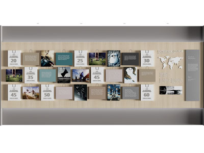 现代企业文化墙 展示墙